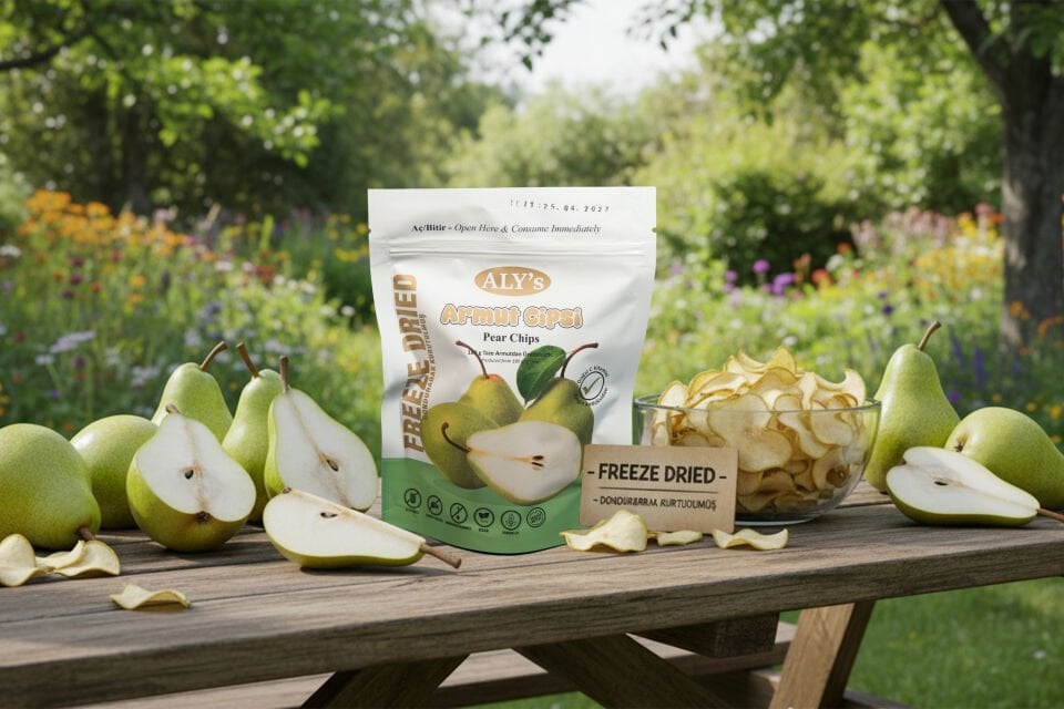 Kurutulmuş Armut Cipsi