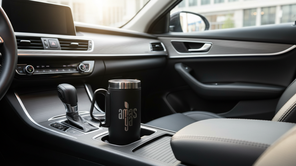 Siyah Çelik Mat Termos