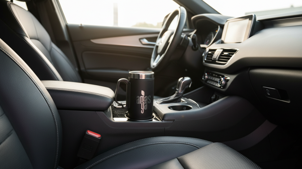 Siyah Çelik Mat Termos