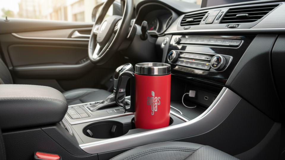 Kırmızı Çelik Mat Termos